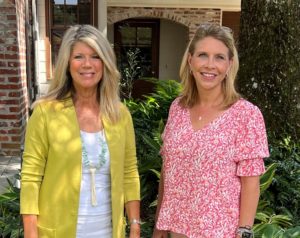 Jan Swift and Tracy Wirtz at taping of Discover Lafayette